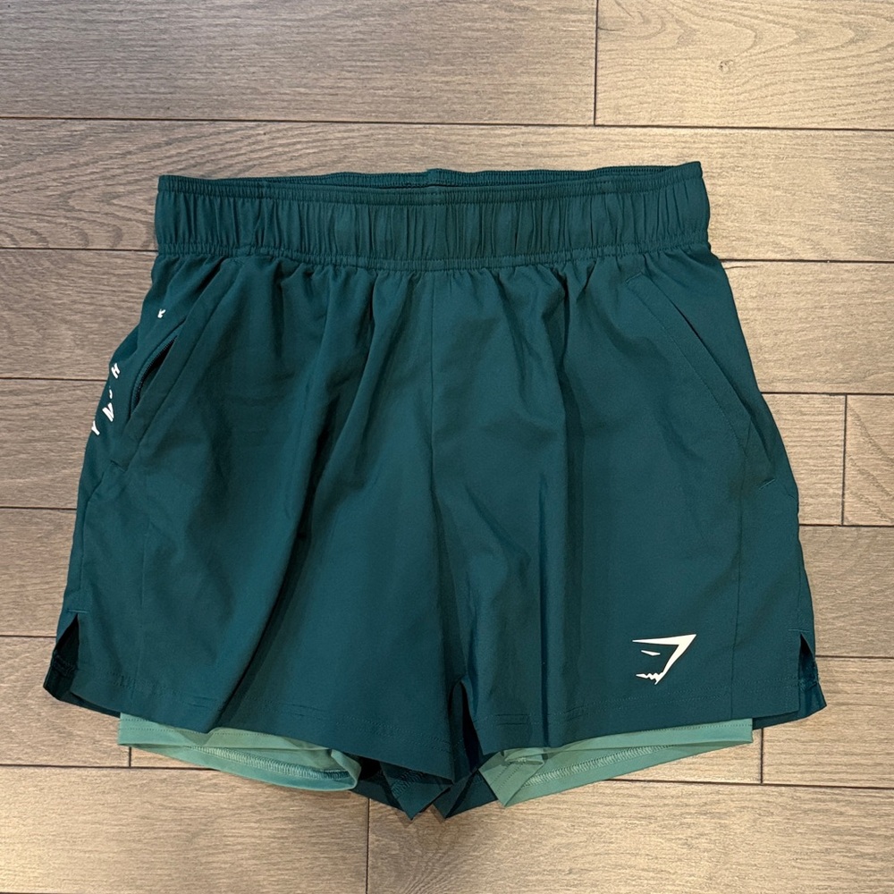 Gymshark Teal Workout Shorts